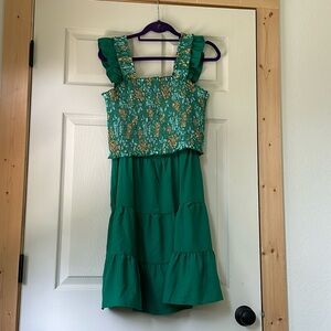 Dress and top, SHEIN, new with tags,Green